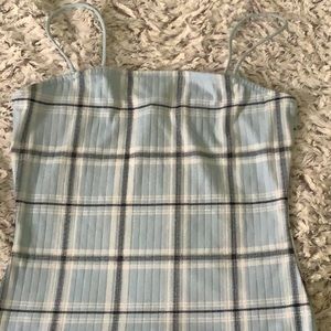 Pastel Blue Cropped Tank